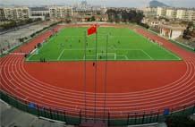 亞強(qiáng)體育施工案例:混合跑道施工YQ-0016,